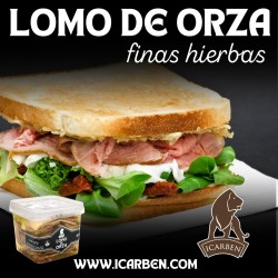 LOMO DE ORZA  EN ACEITE A LAS FINAS HIERBAS 1KG