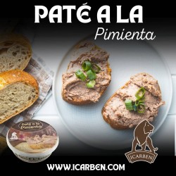 PATE A LA PIMIENTA PORCIONES. 25 GR