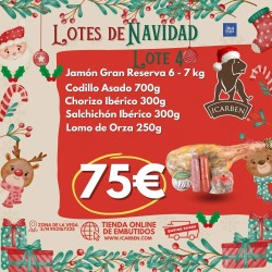 LOTE DE NAVIDAD BARATO CON JAMON