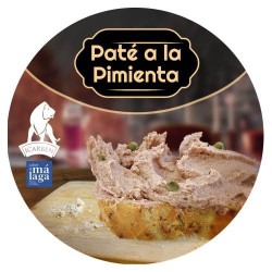 paté a la pimienta artesado de icarben en la serrania de ronda, embutidos de benaojan, sabor a malaga 